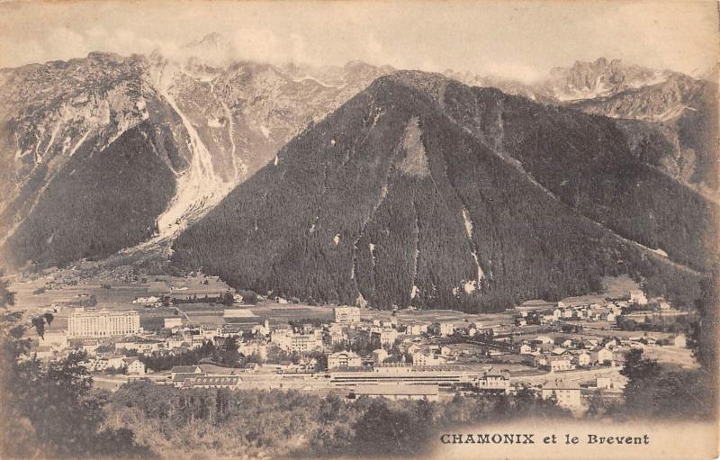 Carte postale ancienne Chamonix Et Le Brevent