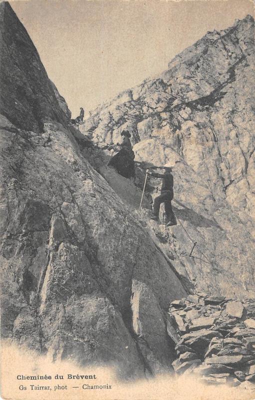 Carte postale ancienne Cheminee Du Brevent