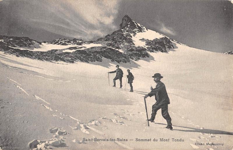 Carte postale ancienne Saint Gervais Les Bains - Sommet Du Mont Tondu à Saint-Gervais-les-Bains