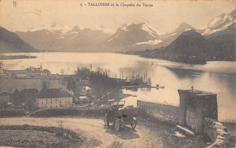 Carte postale ancienne Talloires Et La Chapelle Du Toron