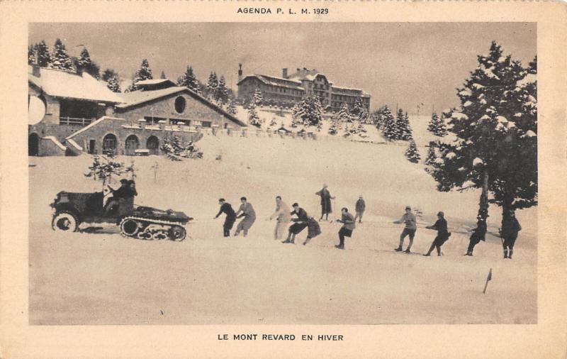 Carte postale ancienne Le Mont Revard En Hiver