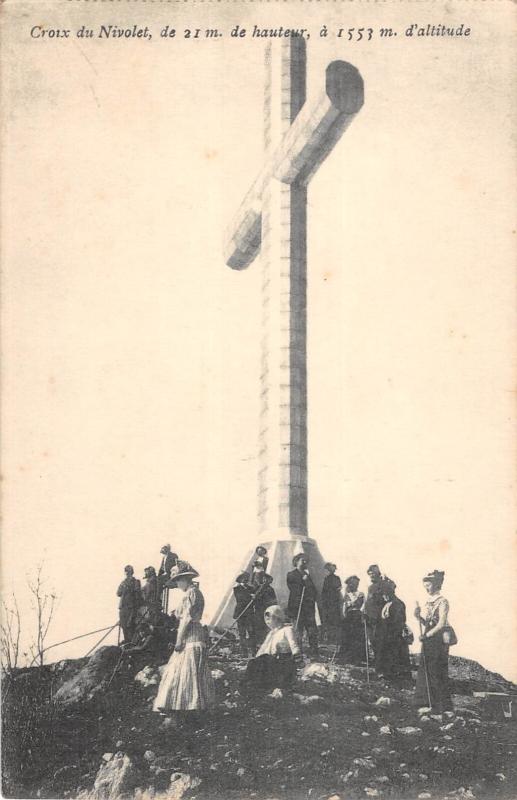 Carte postale ancienne Croix Du Nivolet