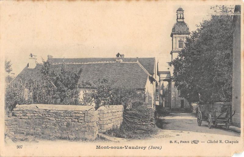 Carte postale ancienne Mont Sous Vaudrey à Mont-sous-Vaudrey