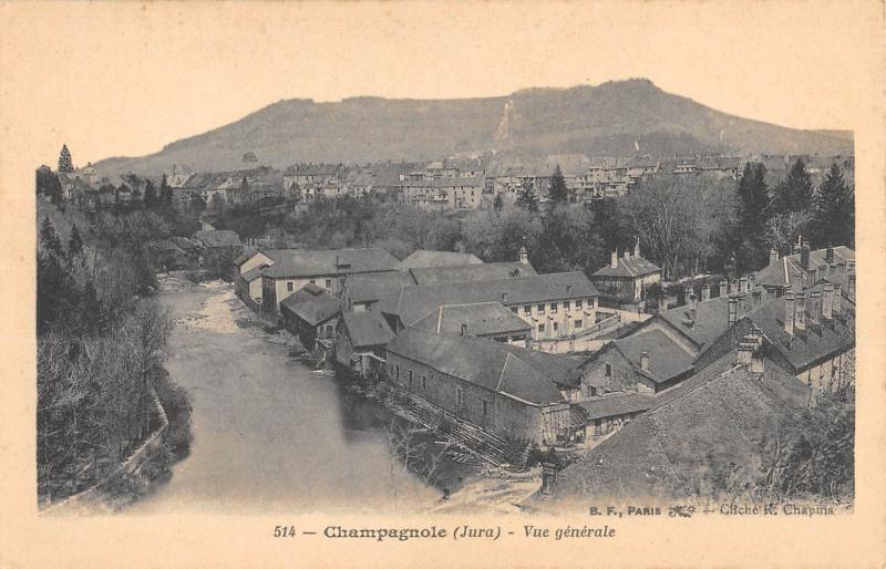 Carte postale ancienne Champagnole - Vue Generale à Champagnole