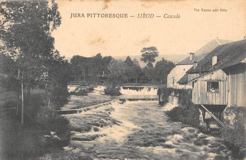 Carte postale ancienne Sirod - Cascade à Sirod