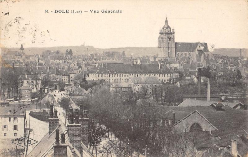 Carte postale ancienne Dole - Vue Generale à Dole