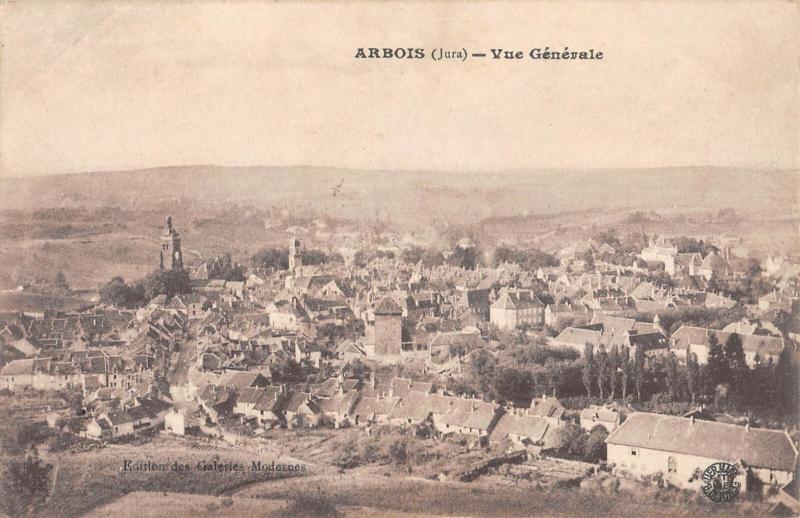 Carte postale ancienne Arbois - Vue Generale à Arbois