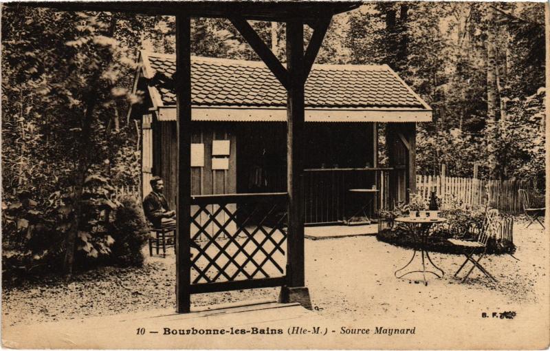 Carte postale ancienne Bourbonne les Bains Source Maynard
