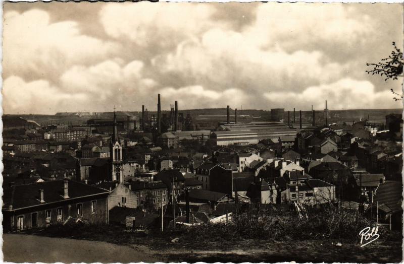 Carte postale ancienne Villerupt vue sur le Centre à Villerupt