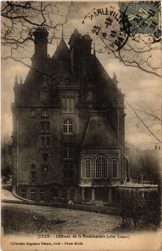 Carte postale ancienne Joeuf chateau de la Brouchetiere à Joeuf