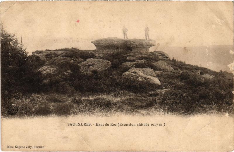 Carte postale ancienne Saulxures Haut du Roc à Xures