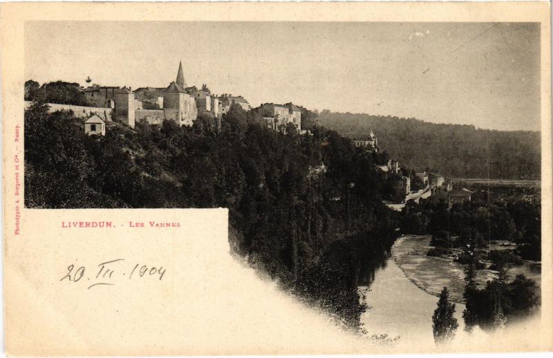 Carte postale ancienne Liverdun les Vannes à Liverdun