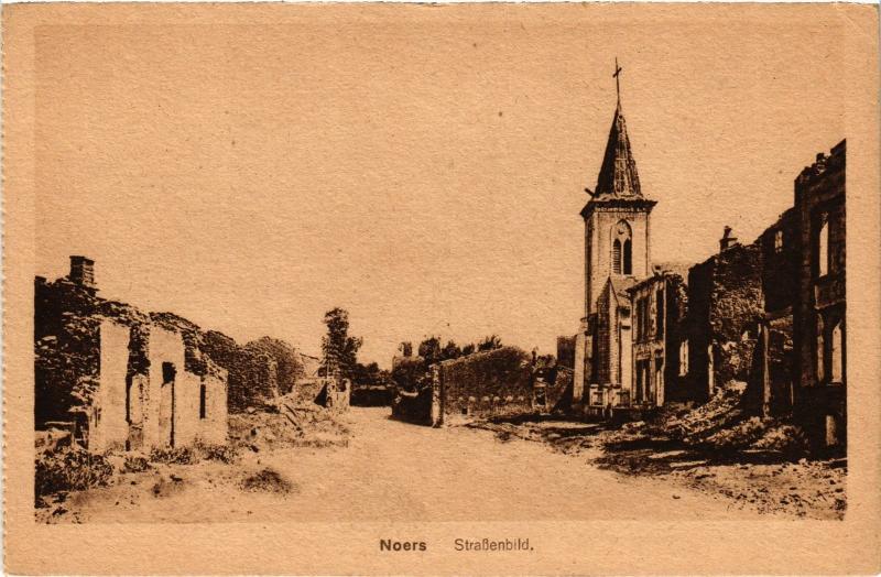 Carte postale ancienne Noers Strassenbild