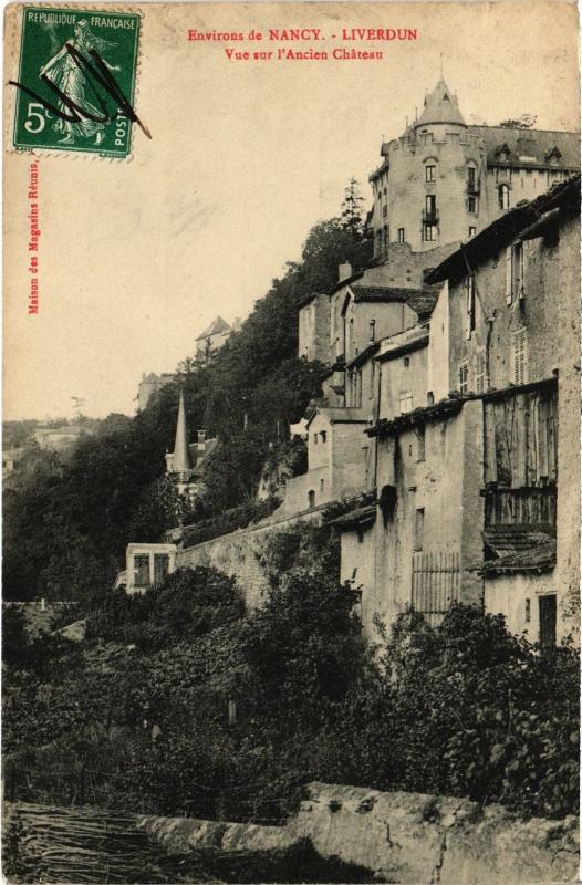 Carte postale ancienne Liverdun le chateau à Liverdun