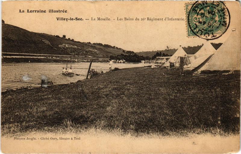 Carte postale ancienne Villey le Sec la Moselle à Villey-le-Sec