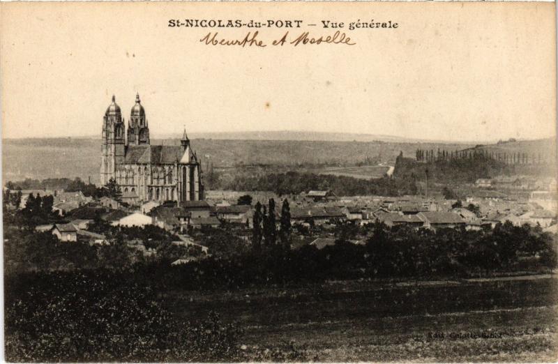 Carte postale ancienne St Nicolas du Port vue generale