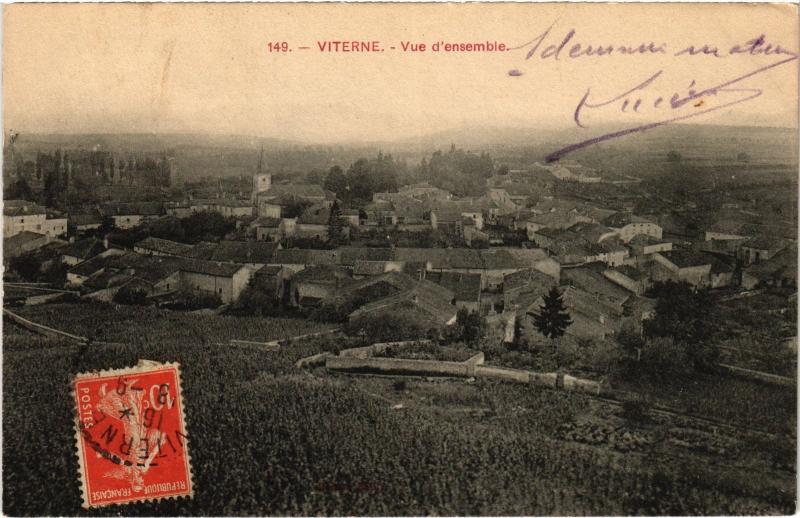 Carte postale ancienne Viterne vue d'ensemble à Viterne