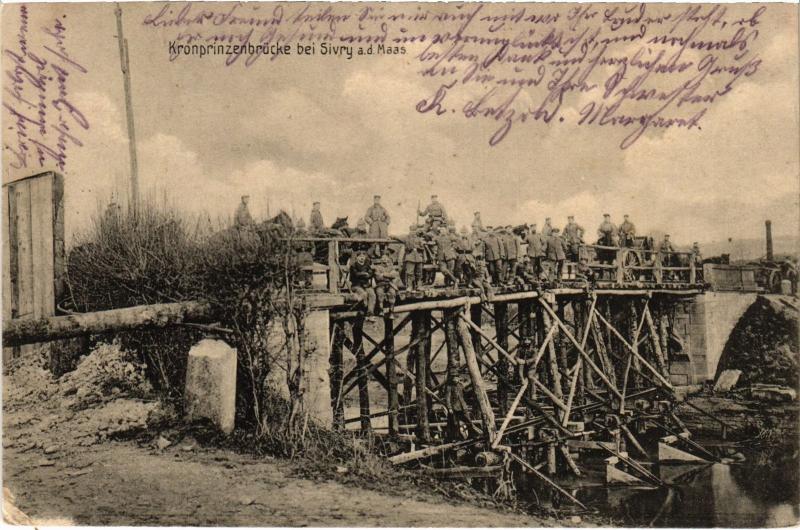 Carte postale ancienne Kronprinzenbrucke