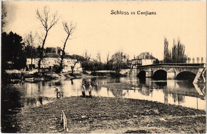 Carte postale ancienne Conflans Schloss