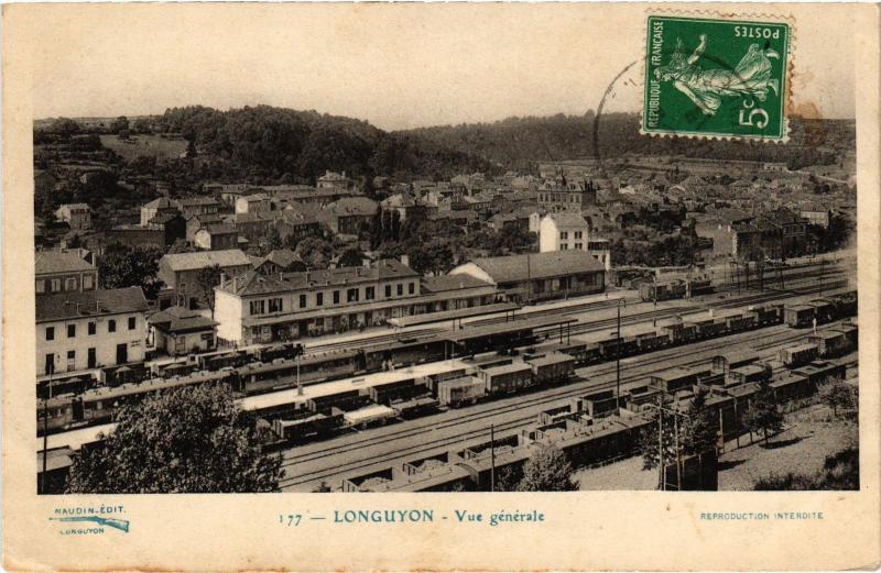 Carte postale ancienne Longuyon vue generale à Longuyon