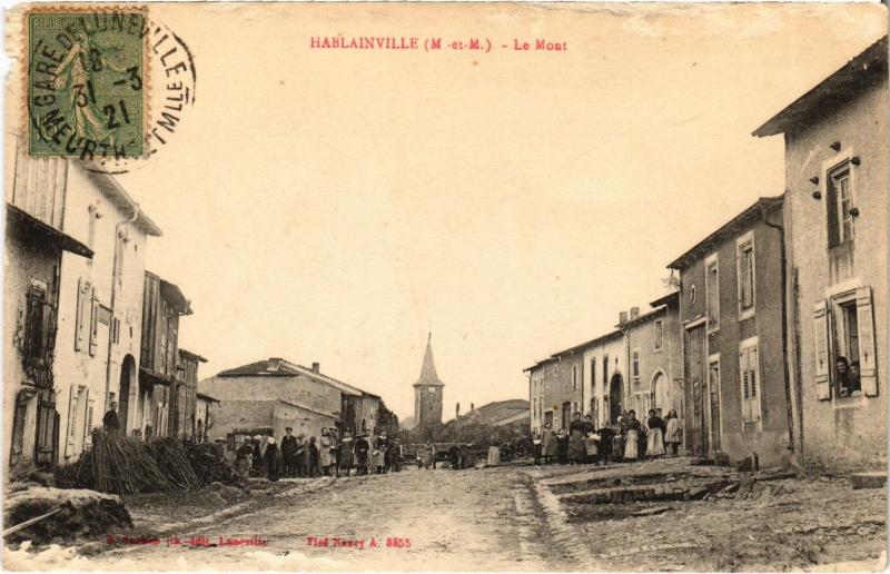 Carte postale ancienne Hablainville le Mont à Hablainville