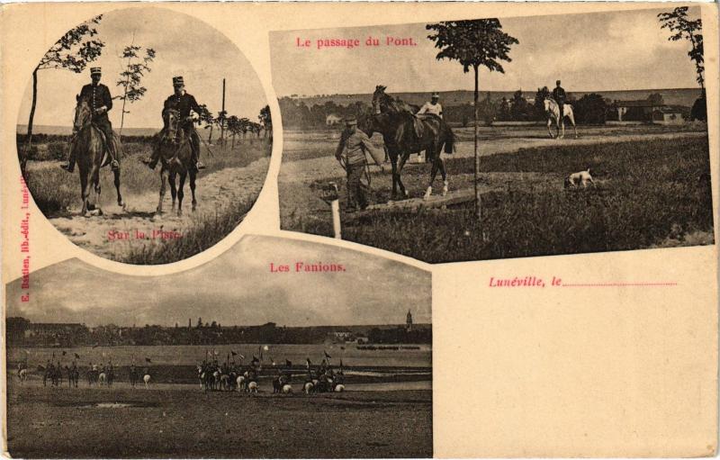 Carte postale ancienne Luneville souvenir