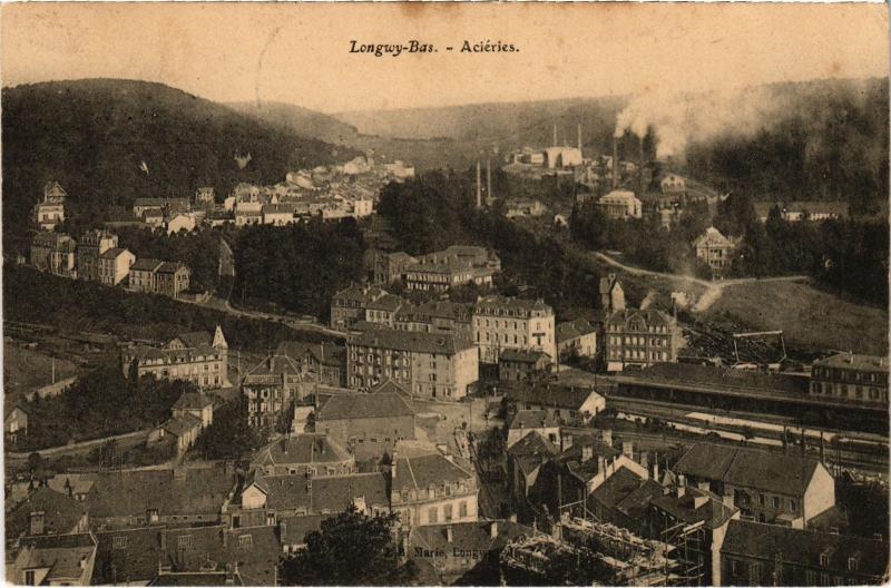 Carte postale ancienne Longwy Acieries à Longwy