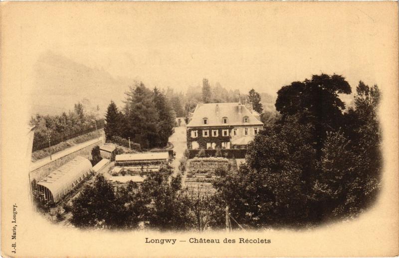 Carte postale ancienne Longwy Chateau des Recolets à Longwy