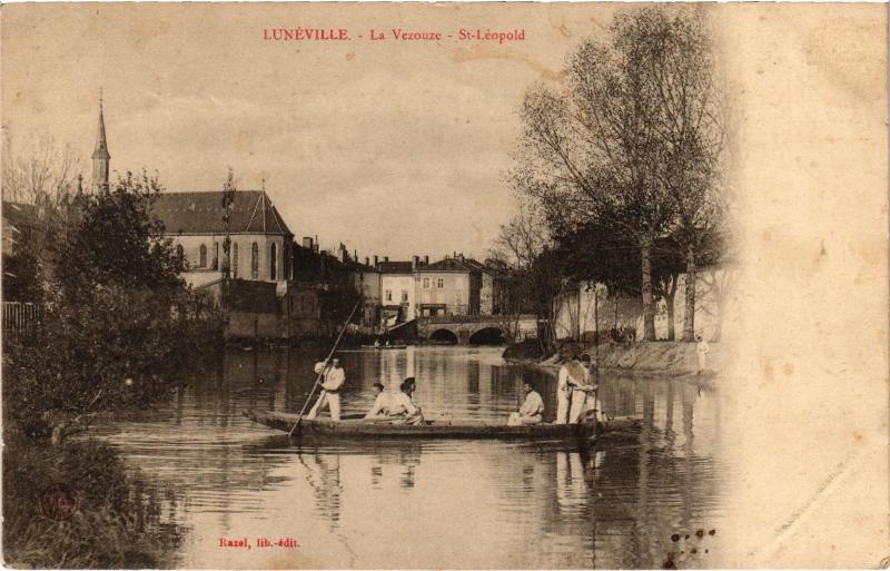 Carte postale ancienne Luneville la Vezouze