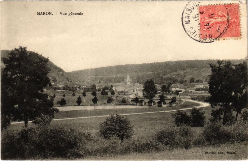 Carte postale ancienne Maron vue generale à Maron
