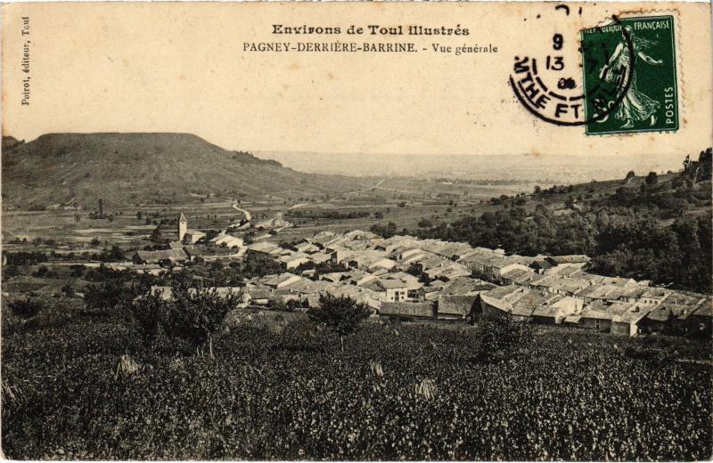 Carte postale ancienne Pagney-Derriere-Barrine vue generale
