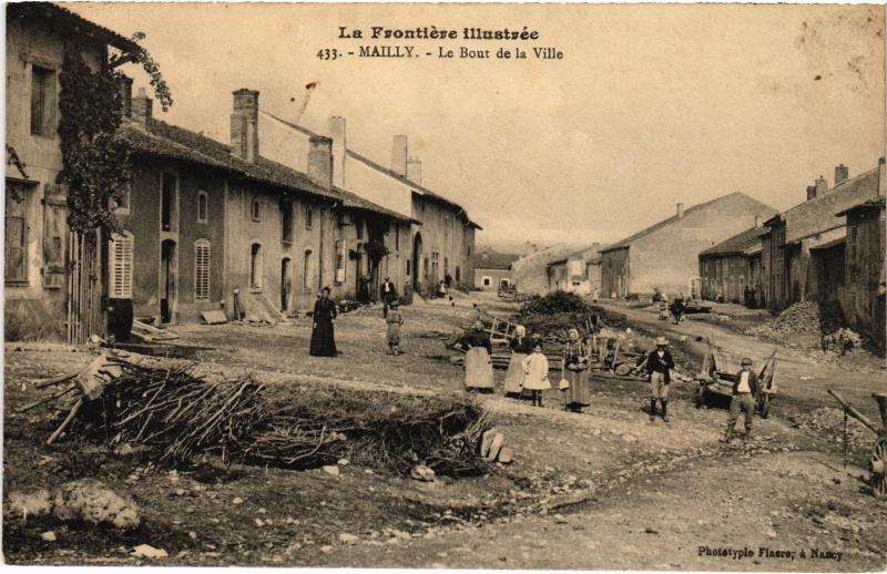 Carte postale ancienne Mailly Bout de la Ville