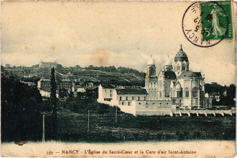 Carte postale ancienne Nancy Eglise du Sacre Coeur à Nancy