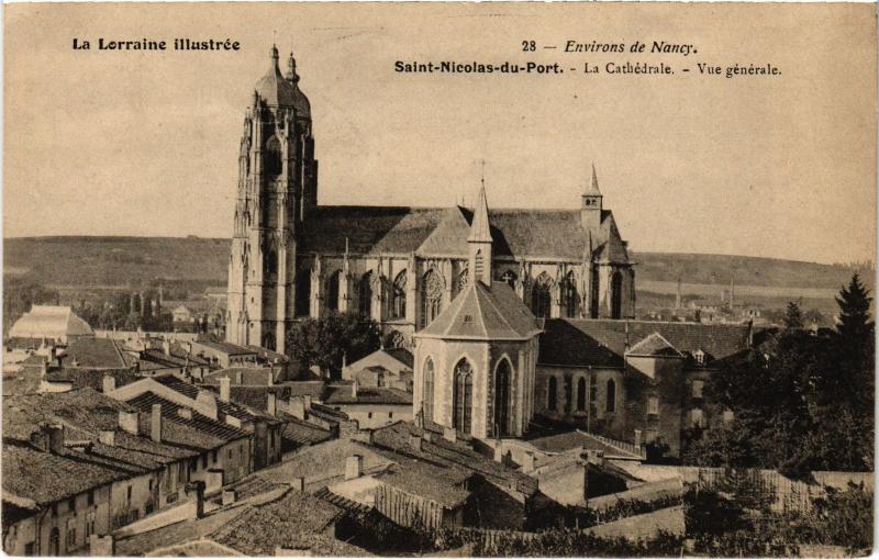 Carte postale ancienne St Nicolas du Port Cathedrale