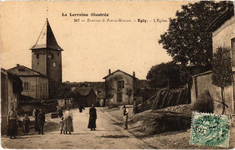 Carte postale ancienne Eply Eglise