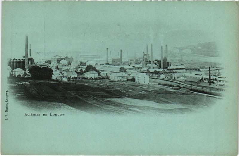 Carte postale ancienne Longwy Acieries à Longwy