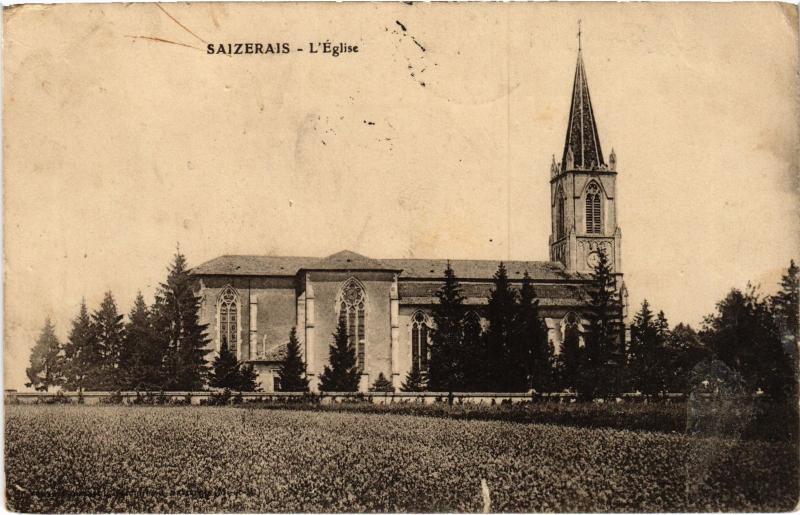 Carte postale ancienne Saizerais Eglise à Saizerais