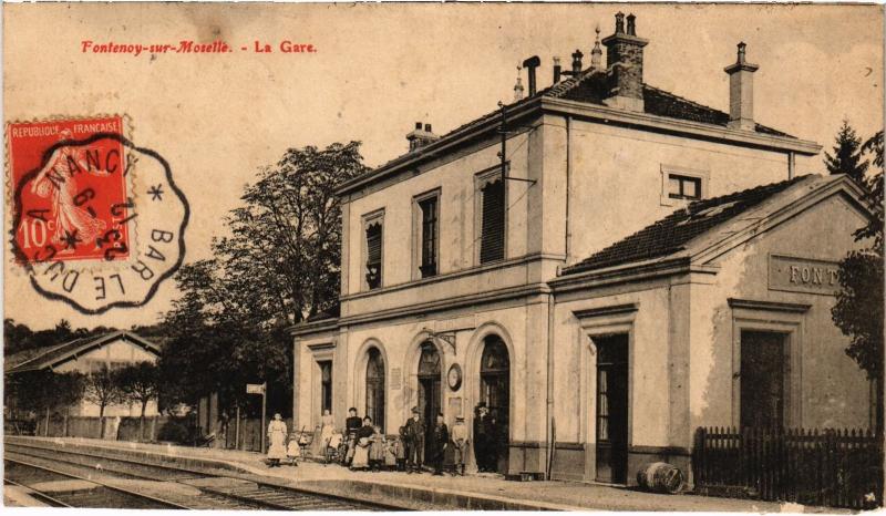 Carte postale ancienne Fontenoy la Gare