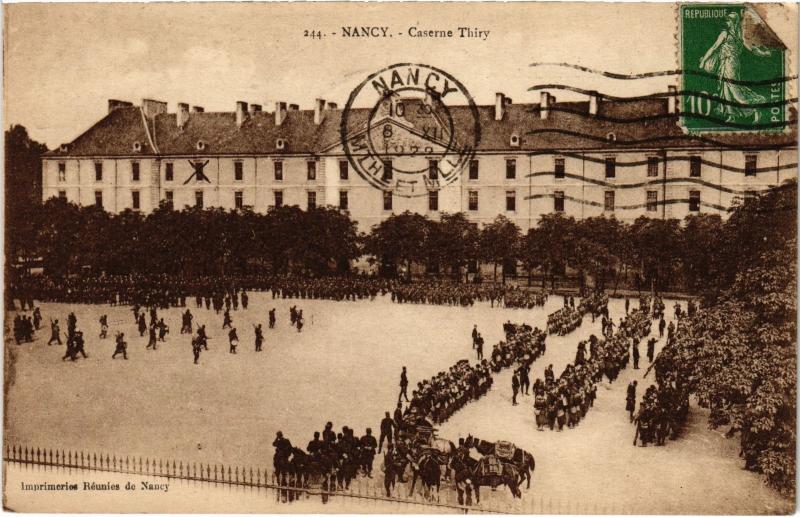 Carte postale ancienne Nancy Caserne Thiry à Nancy