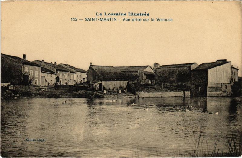 Carte postale ancienne St Martin vue prise sur la Vezouse