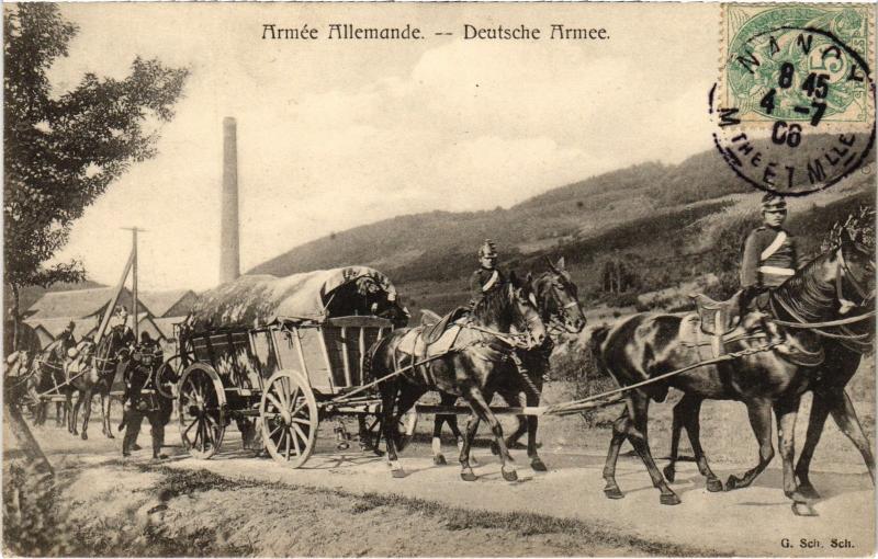 Carte postale ancienne Armee allemande