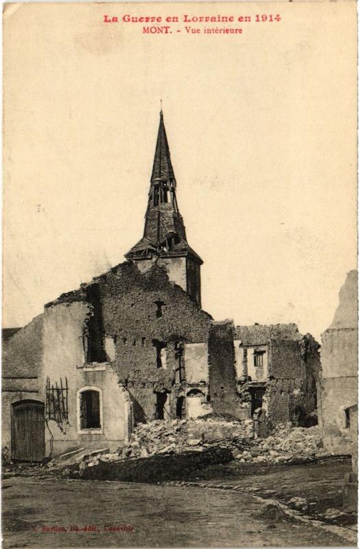 Carte postale ancienne Mont vue interieure