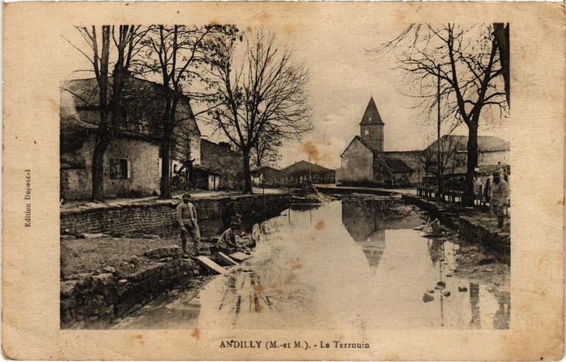 Carte postale ancienne Andilly le Terrouin à Andilly