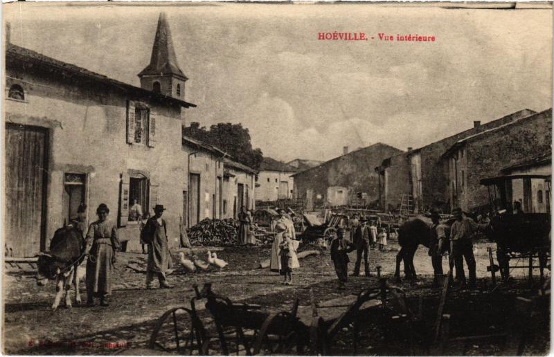 Carte postale ancienne Hoeville vue interieure