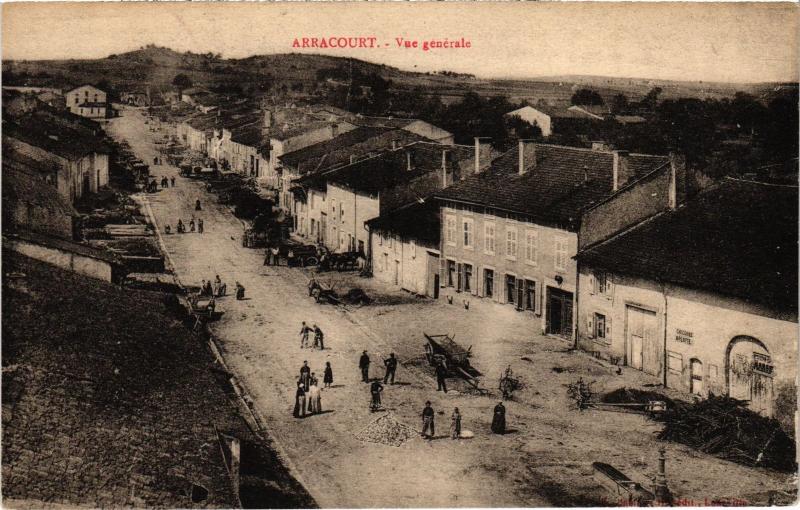 Carte postale ancienne Arracourt vue generale à Arracourt