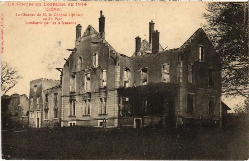 Carte postale ancienne Crevic Chateau de M. le General Lyautey