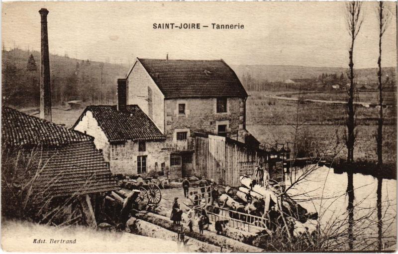 Carte postale ancienne St Joire Tannerie