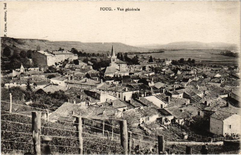 Carte postale ancienne Foug vue generale