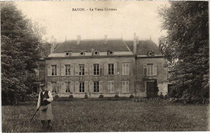 Carte postale ancienne Bayon le chateau à Bayon