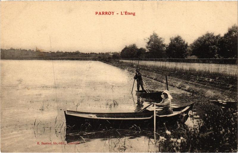 Carte postale ancienne Parroy etang à Parroy